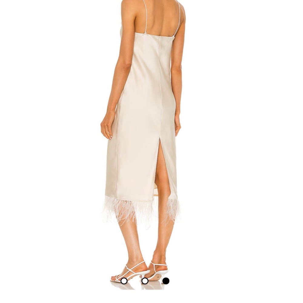 The Mindy Midi Dress in Ivory